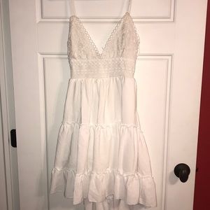White Lace Summer Dress